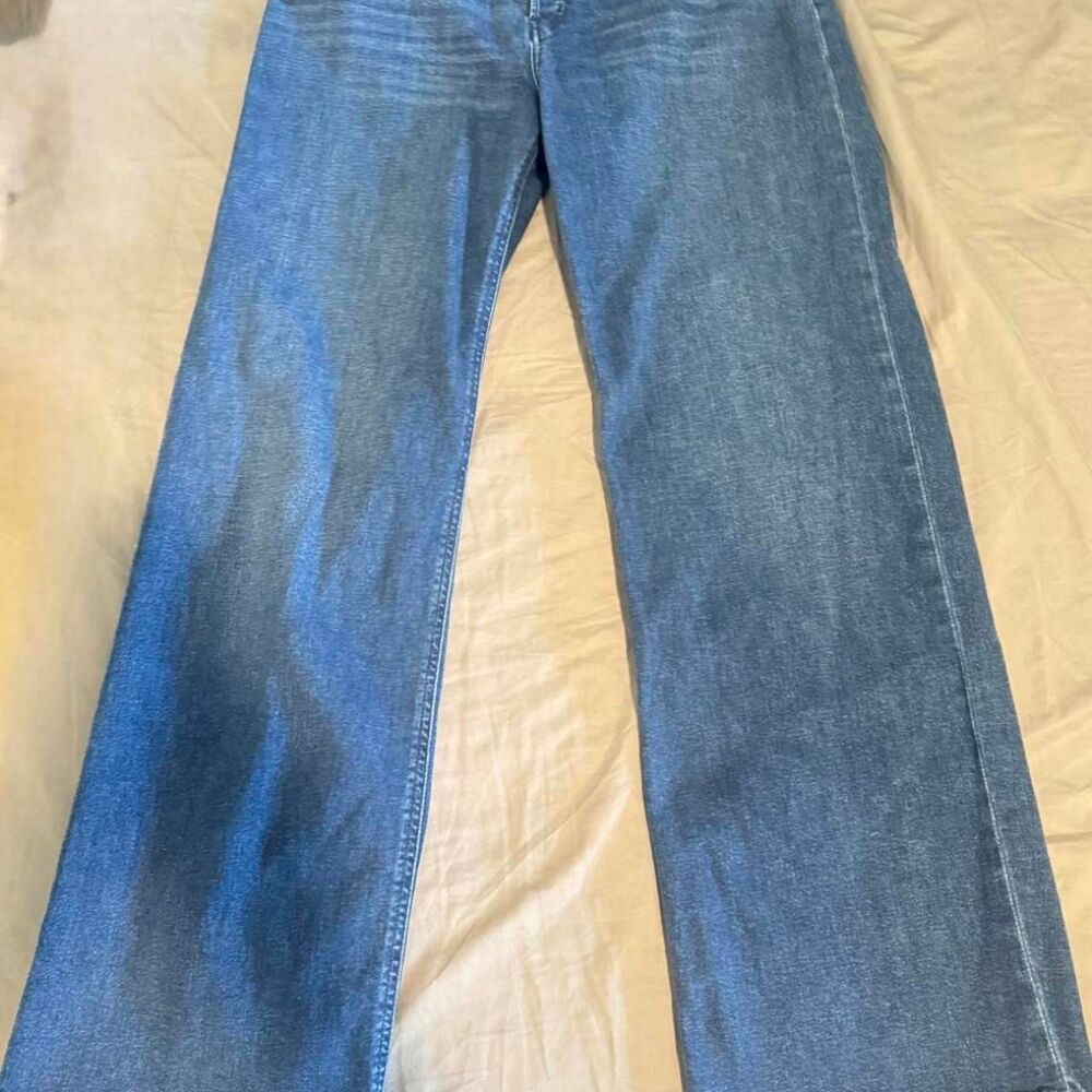 Hudson Women's Rosie High Rise Wide Leg Jeans Size 34 Dover.